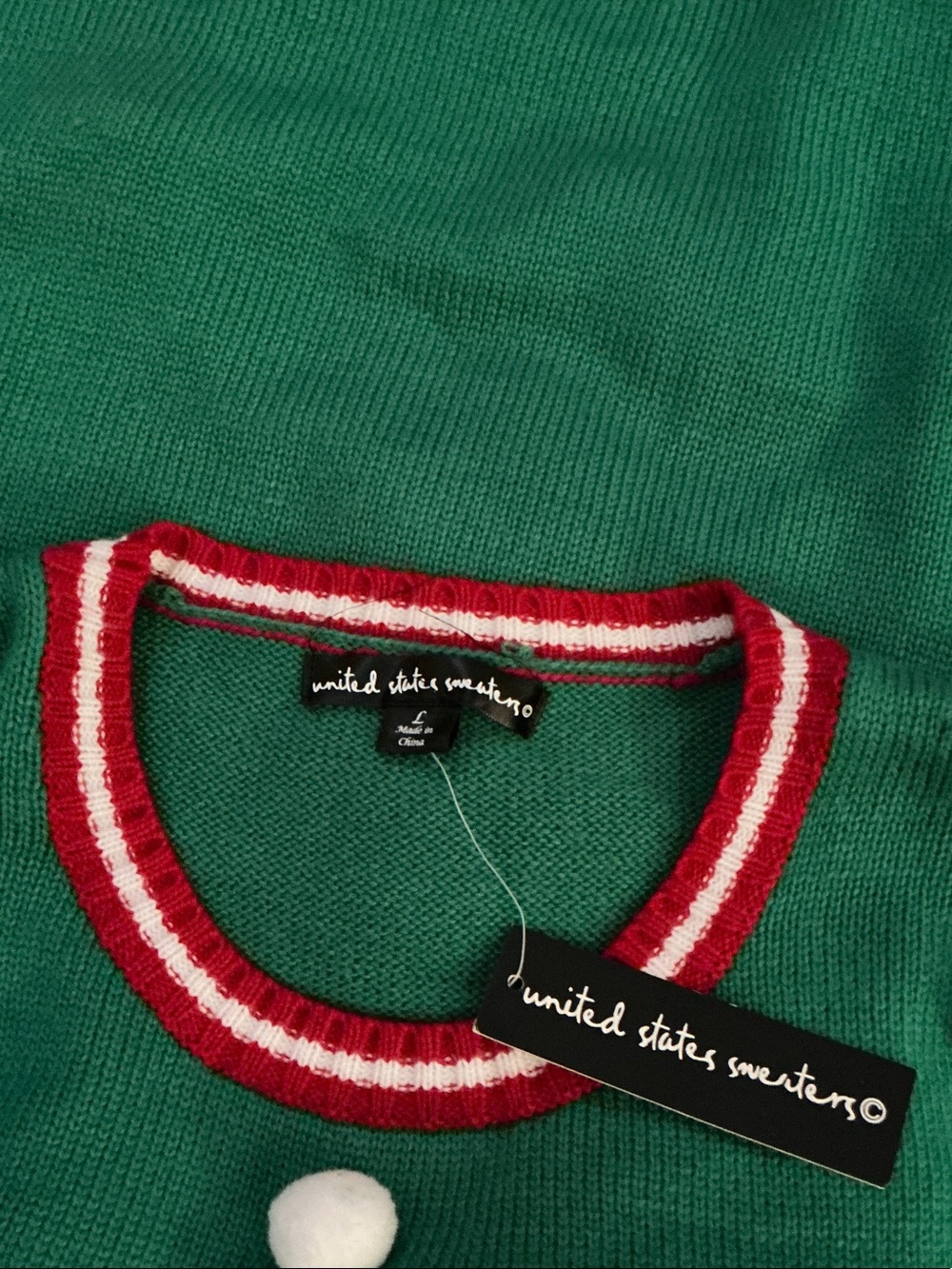 Ugly Christmas Cat Sweater Size Large - Picture 3 of 6